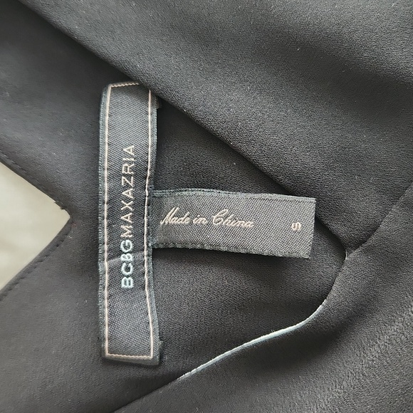 BCBG Black and White Tunic Top Size Small - Picture 7 of 7